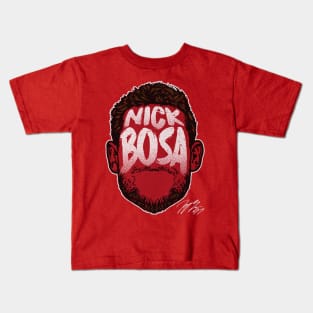 Nick Bosa San Francisco Player Silhouette Kids T-Shirt